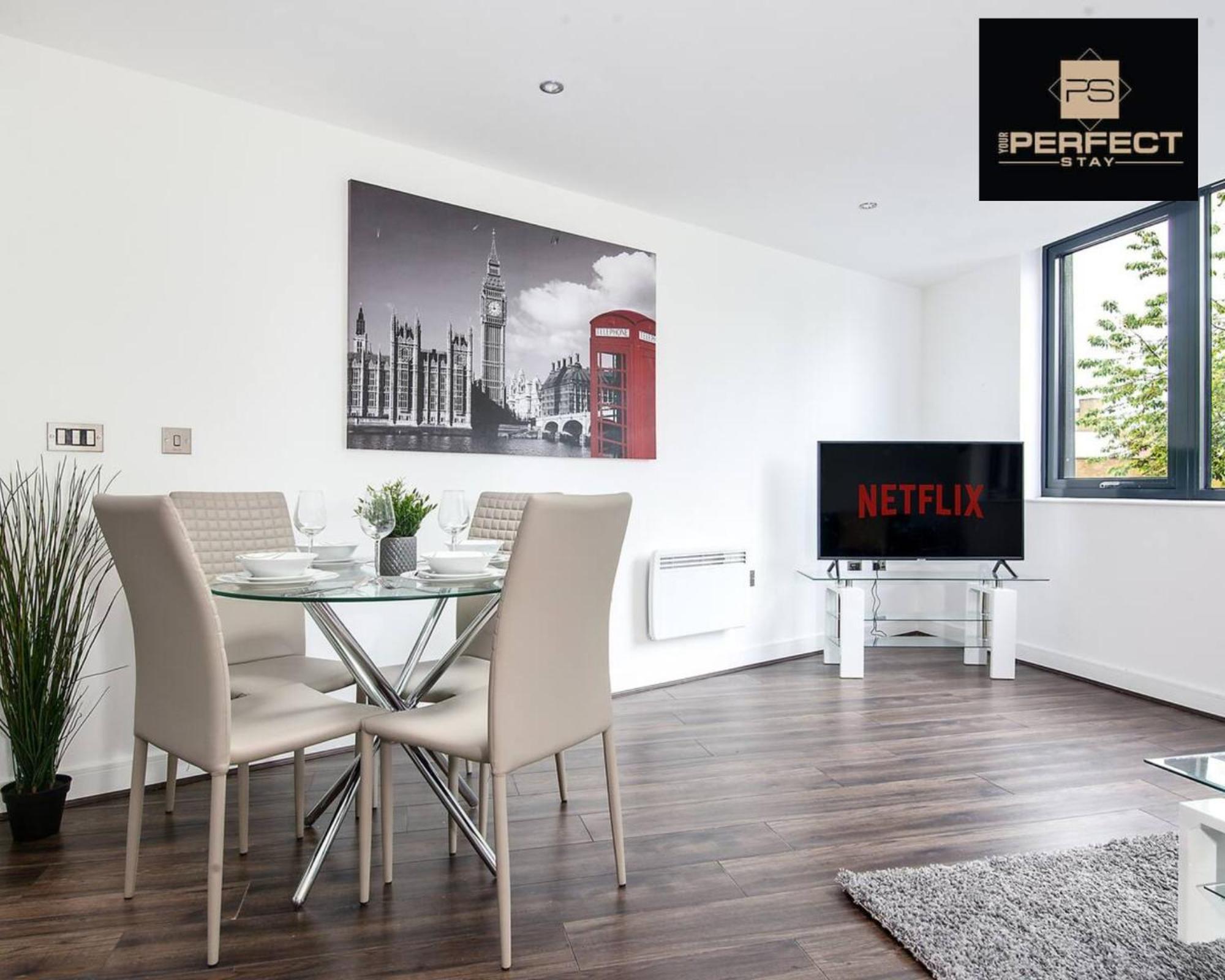 Luxe Modern Apartment By Your Perfect Stay Short Lets Birmingham Exterior photo